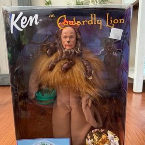Wizard of Oz barbie collector cowardly lion as ken